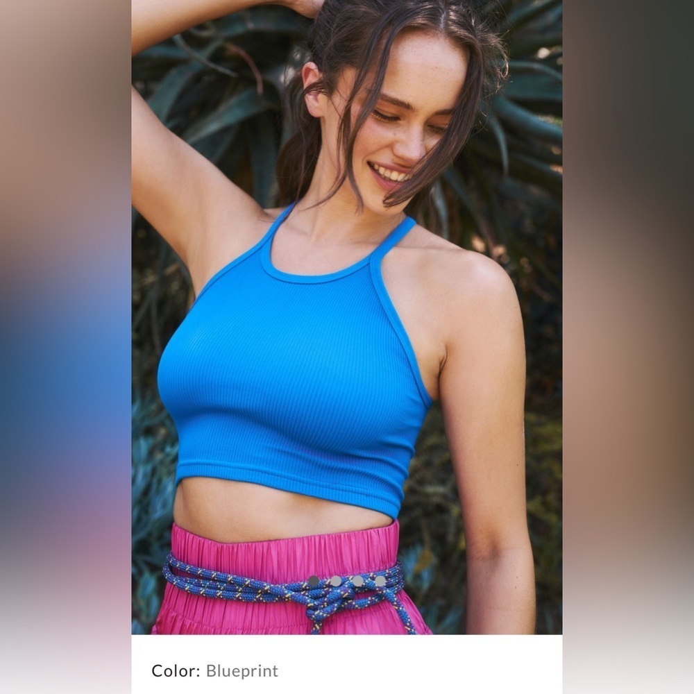 Free People Happiness Runs Crop. NWOT